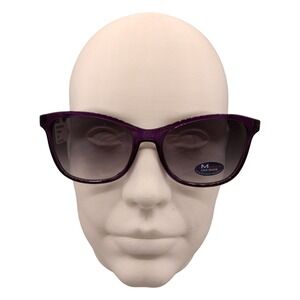 M America Maya PUR Sunglasses Purple Gold Gradient Lens MUMAYSPUR0055